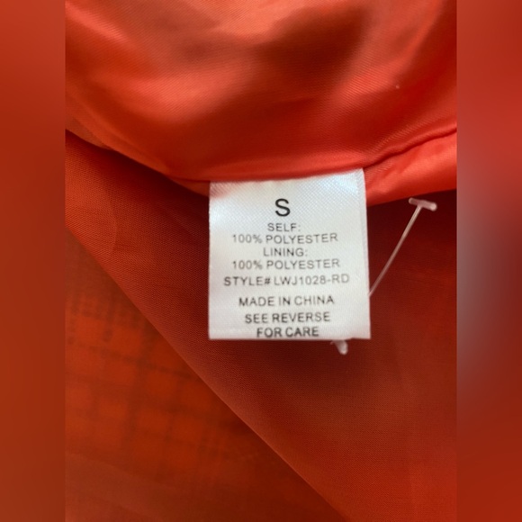 Shacket plaid lined SM EUC - Picture 6 of 8